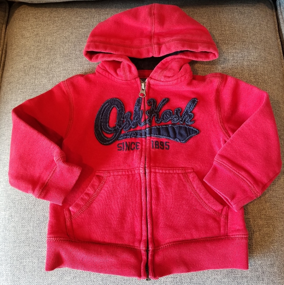 OshKosh Red Zip Hoodie